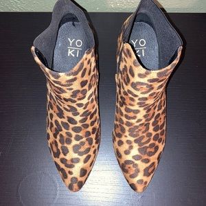 Leopard print heels